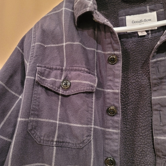 Goodfellow sherpa plaid jacket - Picture 4 of 5